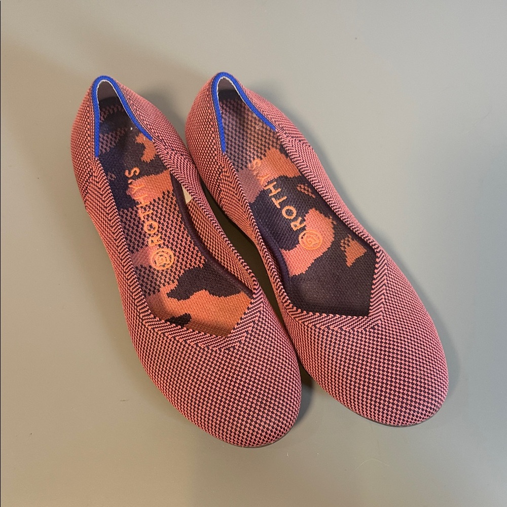 Rothy's The Flat shoes Rose Double Stitch 10